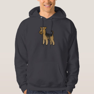 Cartoonairedale-Terrier/Waliser-Terrier Hoodie