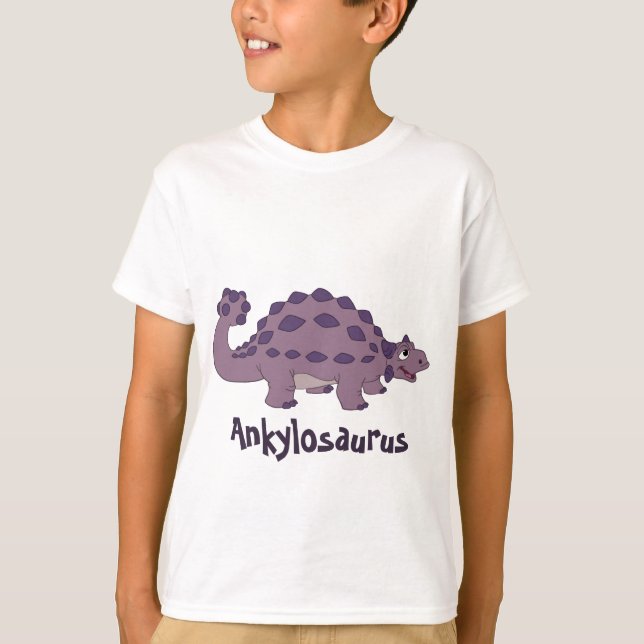 CartoonAnkylosaurus T-Shirt (Vorderseite)