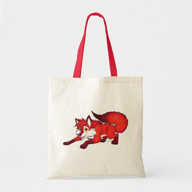 Cartoonfuchs-Tasche Tragetasche (Vorne)