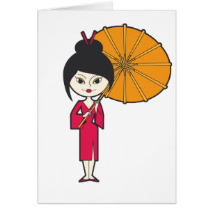 Cartoongeisha-Dame