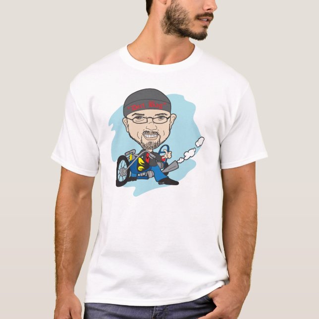 Cartoonkarikatur T-Shirt (Vorderseite)