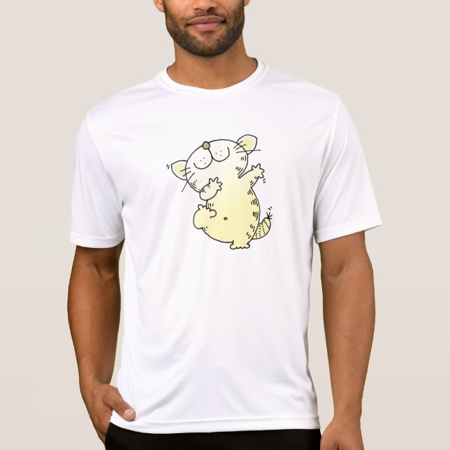 Cartoonkitty-Tanzen-T-Shirt des T-Shirt (Vorderseite)