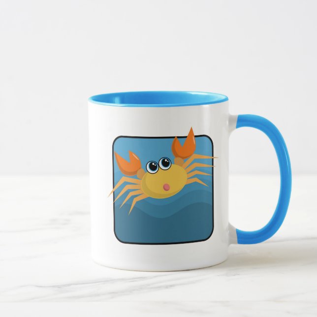 Cartoonkrabbe Tasse (Rechts)