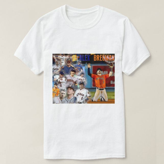 Cartoonmischung Alex Bregman T-Shirt (Design vorne)