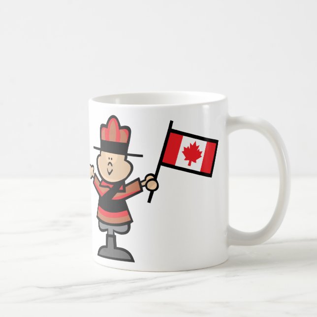 CartoonMountie Tasse (Rechts)