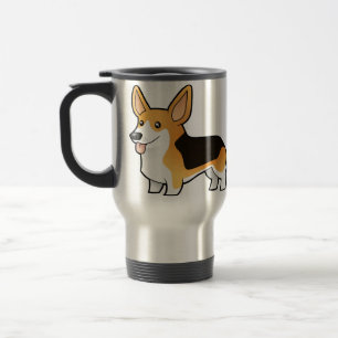 Cartoonpembroke-WaliserCorgi Reisebecher