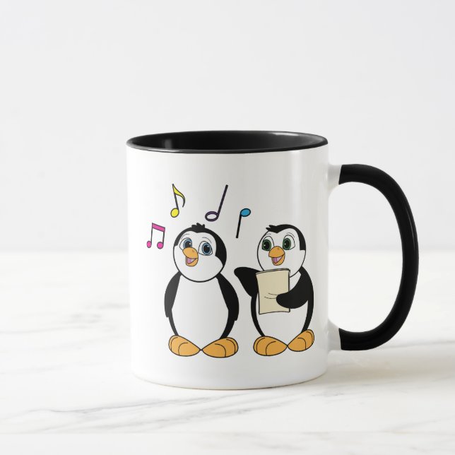 CartoonPenguins, die Tasse singen (Rechts)