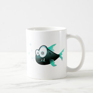 CartoonPiranha Kaffeetasse