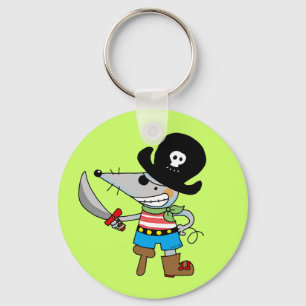 Cartoonpirat Schlüsselanhänger
