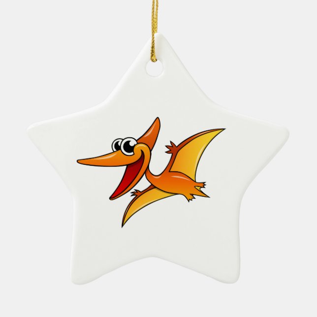 CartoonPterodactyl Keramik Ornament (Vorne)
