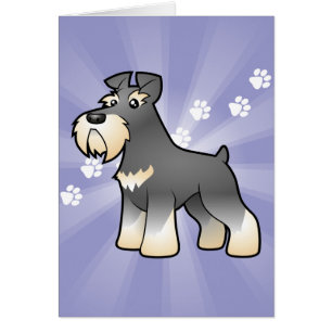 Cartoonriesiger/Standard-/MiniaturSchnauzer