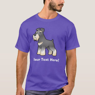 Cartoonriesiger/Standard-/MiniaturSchnauzer T-Shirt