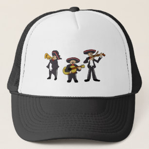 Cartoons Illustration der mexikanischen Mariachi B Truckerkappe
