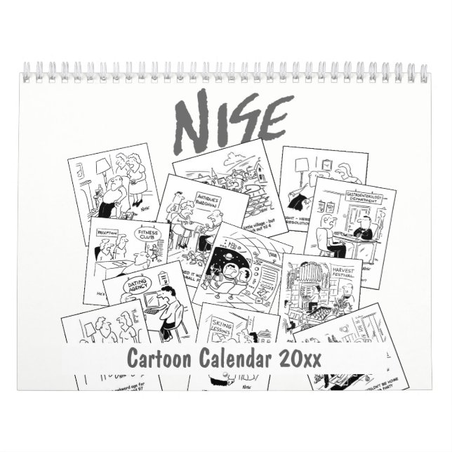 Cartoons von Nigel Sutherland Kalender (Titelbild)