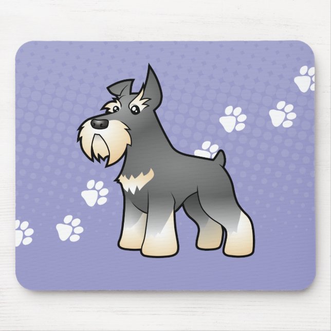 CartoonSchnauzer Mousepad (Vorne)