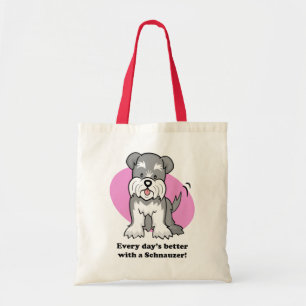 Cartoonschnauzer-Tasche Tragetasche