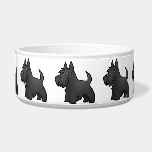Cartoonscottish-Terrier Napf