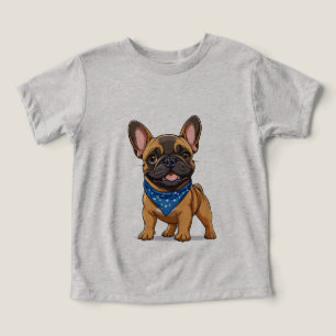 Cartoonstiliger Französischer Bulldogge