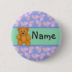 Cartoonteddy-Entwurf Button