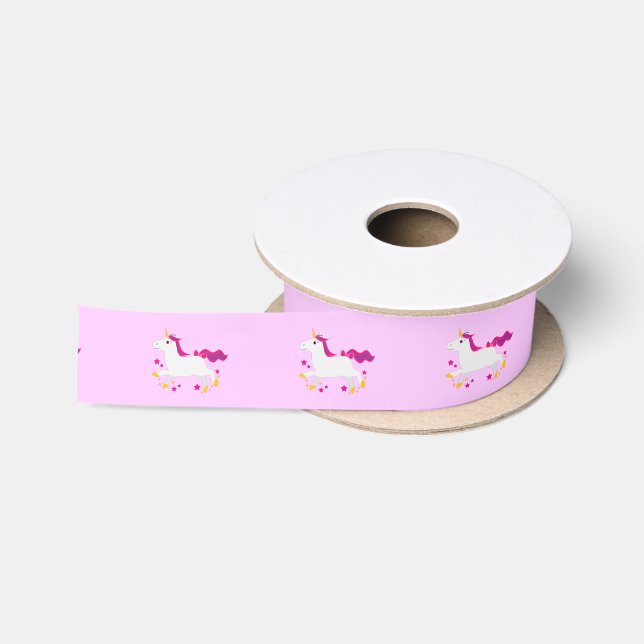 CartoonUnicorn 1,5" Satinband (Spule)