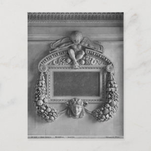 Cartouche von der Caryatids' Tribune Postkarte