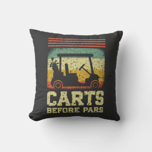 Carts vor Pars Funny Golf Kissen