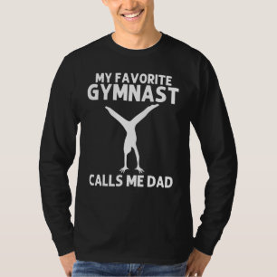 Cartwheel Art for Vater Papa Gymnast Handstand Tum T-Shirt
