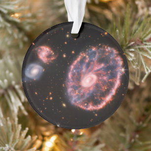 Cartwheel-Galaxie, James-Webb-Weltraumteleskop Ornament