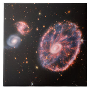 Cartwheel Galaxy, James Webb Space Telescope Fliese