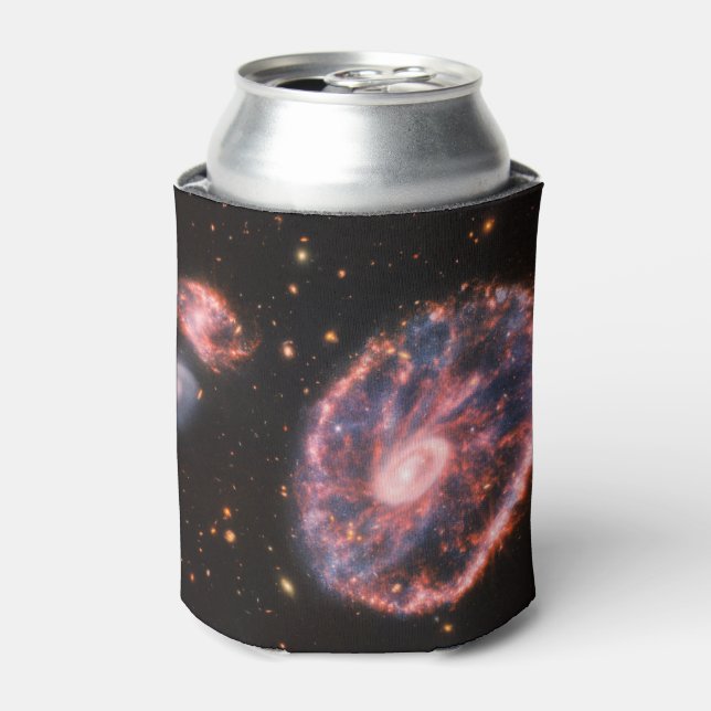 Cartwheel Galaxy JWST James Webb Space Telescope Dosenkühler (Kanne Vorderseite)