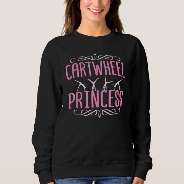 Cartwheel Gymnastics Gymnast Girls 2 Sweatshirt (Vorderseite)