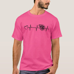 Carurbo Herzschlag Herz stärkendes Auto für Freund T-Shirt