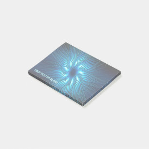 Carved Blue Star Canvas Print Post-it Klebezettel