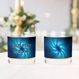 Carved Blue Star Canvas Print Whiskyglas