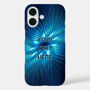 Carved Blue Star iPhone 16 Hülle