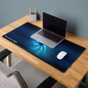 Carved Blue Star Schreibtischunterlage