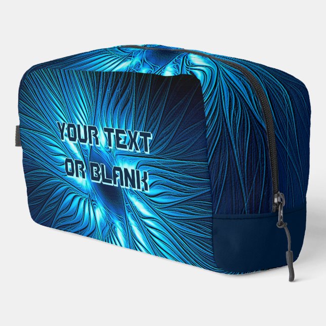 Carved Blue Star Waschbeutel (Rechte Ecke)