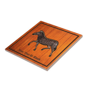 Carved Polka Dot Zebra Fliese