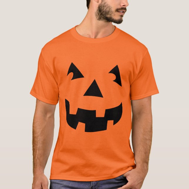 Carved Pumpkin Head T-Shirt (Vorderseite)