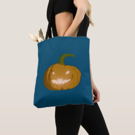 Carved Pumpkin Tote Bag - Halloween Edition