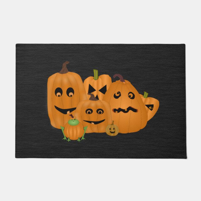 Carved Pumpkins Doormat Fußmatte (Vorderseite)