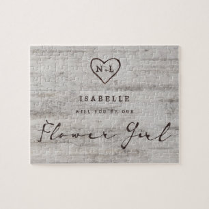 Carved Sweethearts ist unser Blumenmädchen-Vorschl Puzzle