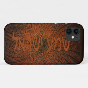 Carved Wood Shema Yisrael Case-Mate iPhone Hülle