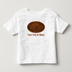 Carved Wood Shema Yisrael Kleinkind T-shirt