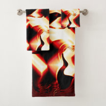 Carvingfeuer auf dunkelrotem Hintergrund