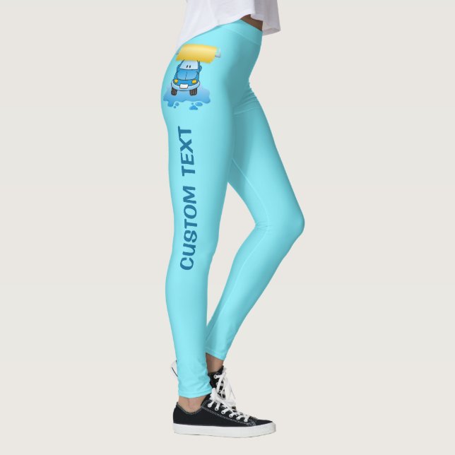 Carwash Cartoon Leggings (Rechts)