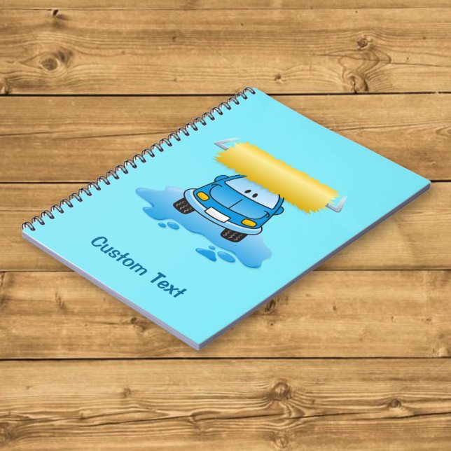 Carwash-Cartoon-Notebook Notizblock (Von Creator hochgeladen)