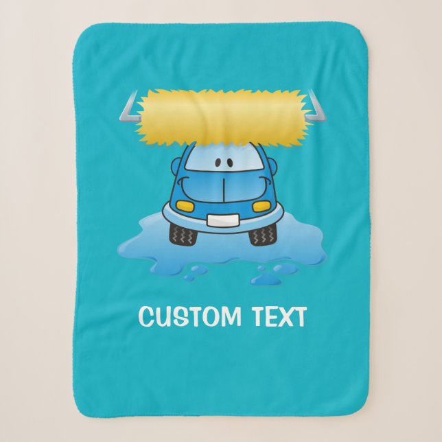 Carwash-Cartoon Sherpadecke (Vorderseite)