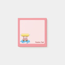 Carwash Pig Cartoon Post-it Klebezettel