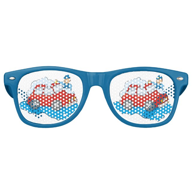 Carwasman Partybrille (Vorderseite)